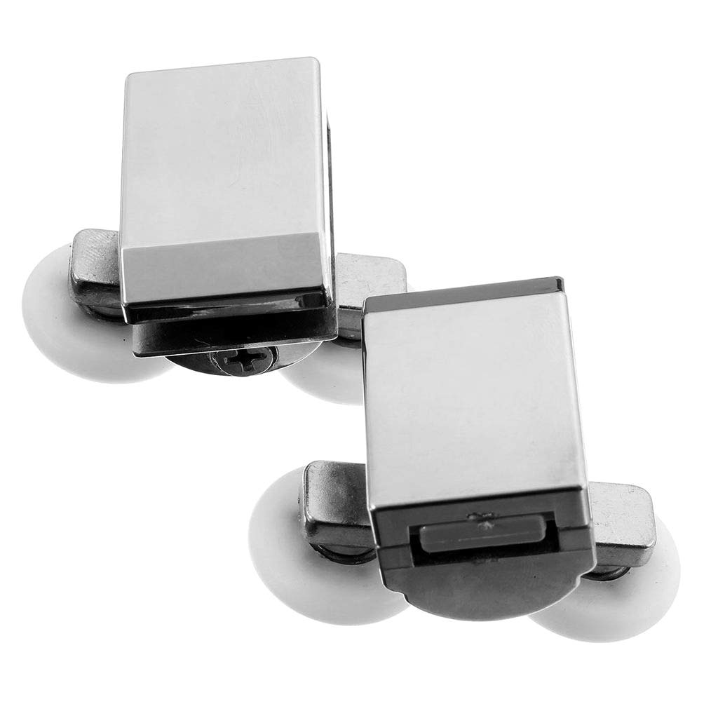 Rodamientos Mampara Ducha,Ruedas Mamparas Paquete de 2pcs 23mm Puerta de Ducha Rodillos/Rodillos/Ruedas Tops Twin for Puertas correderas