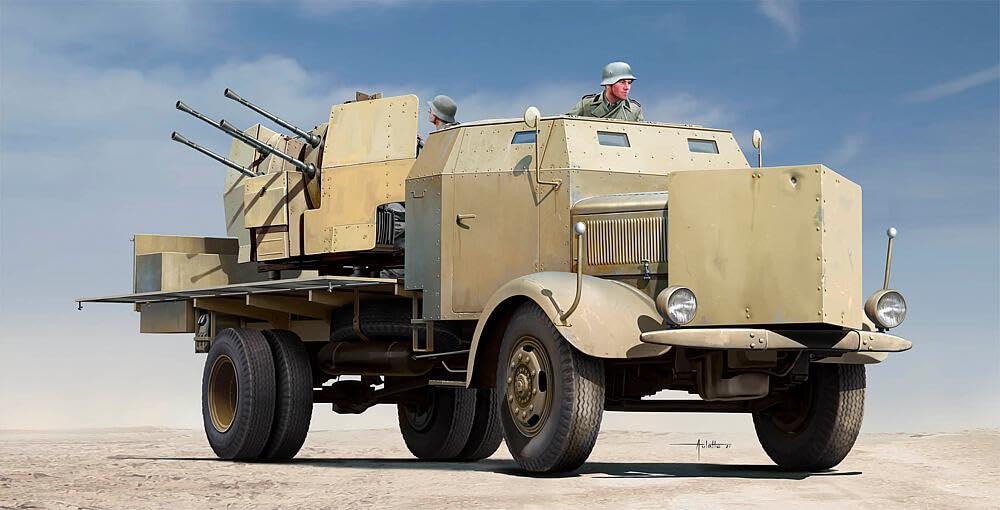 Trumpeter 09596 GERMAN L4500A MIT 2CM FLAK 38 1/35 Model Kit
