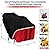 Snow Blower Cover, Waterproof Heavy Duty 420D Snowblower Cover, Windproof, Sunproof with Air Vent, Fit Single-Stage and Two Stage Snow Blower, 54.7" L x 30.7" W x 56.3" H