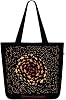 Eco Right Aesthetic Canvas Tote Bag for Women - Large, Reusable, Zippered Tote Bag with Inner Pocket, Perfect for School, Shopping, Work, Beach, Cute & Eco-Friendly Gift for Girls, Teachers, Mothers
