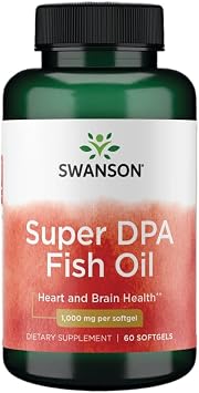 Swanson Super Dpa Fish Oil 60 Sgels 1 Pack