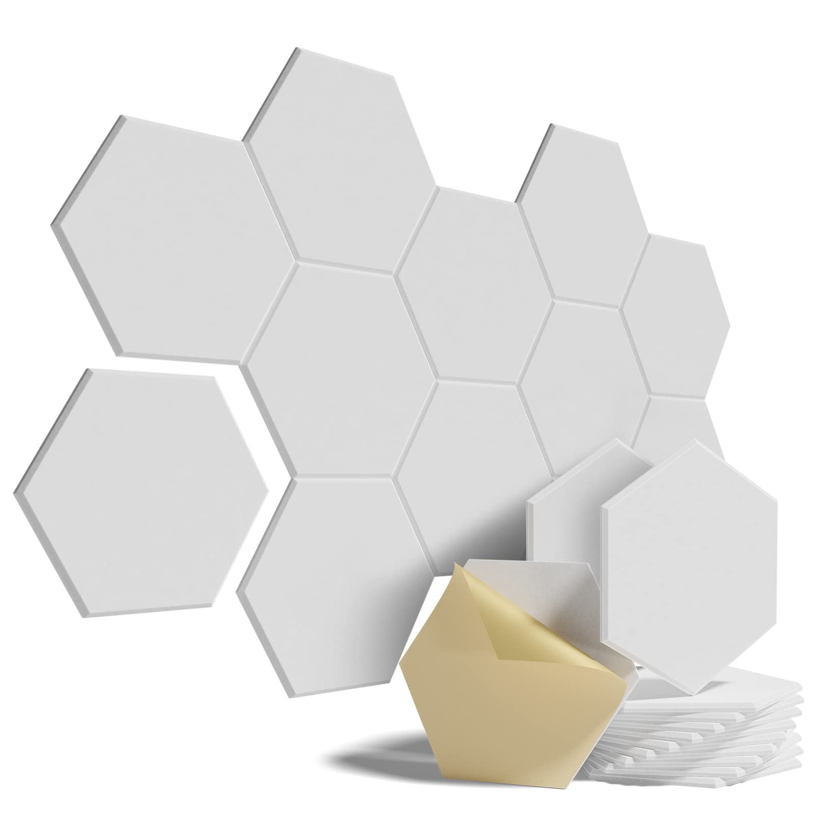 Photo 1 of Acoustic Self-adhesive Foam Sound Proof Panels (12-Pack)