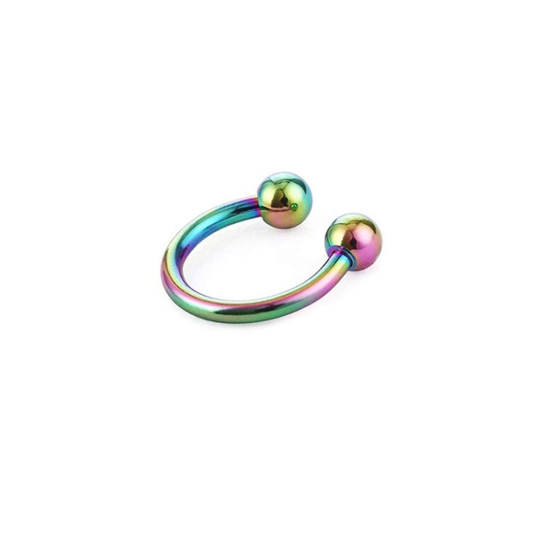 sorellaz Sorella'z Unisex Metal Multicolor Ear Nose Lip Cball Rings (Multicolor)-picture-19