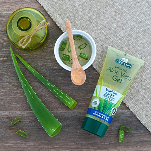 Optima Aloe Pura Aloe Vera Gel Organic Vitamine A C E, 200 ml - Image 4