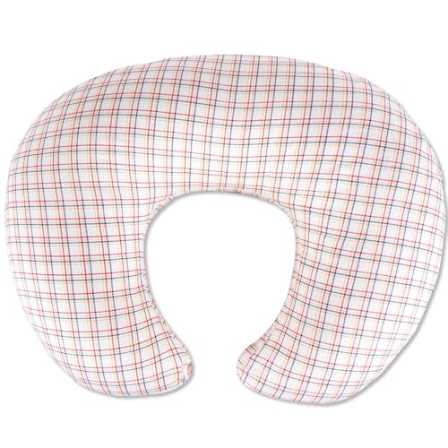 Image of x-vesolje Nursing Pillow, Breastfeeding Pillow with Removable Cover, Ergonomic Breast Feeding Pillow, Baby Feeding Support Pillow for Mom Easier Breastfeeding- Original Size /Red