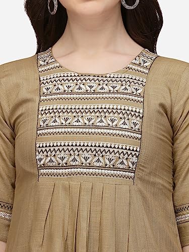 Image of Riva Enterprise Rayon Fabric with Embroidery Stitched Top