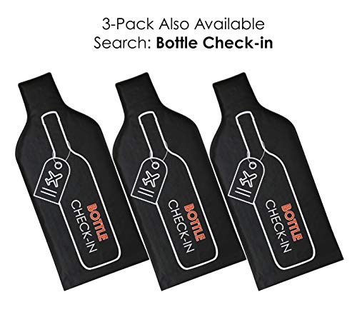 Image of 5-Pack Bottle Check-In Travel Bottle Protector. Reusable Bags Perfect for Packing Wine Liquor or Spirit Bottles in Checked Baggage /Luggage. Double Sleeve Two Ply Design for Superior Protection