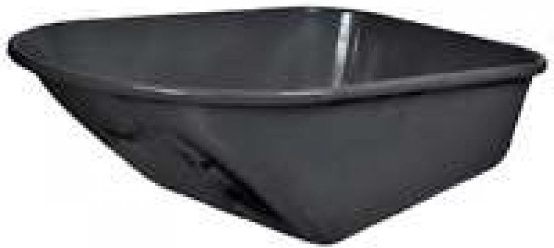 Black Poly Tray 6Cu,