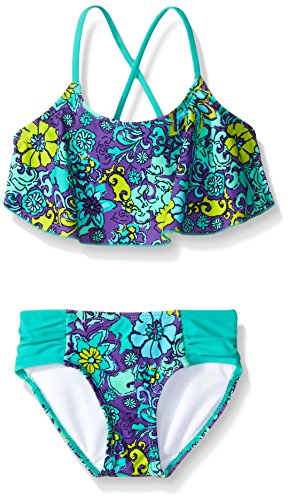Kanu surf girls' big flounce bikini beach sport 2-piece swimsuit,…