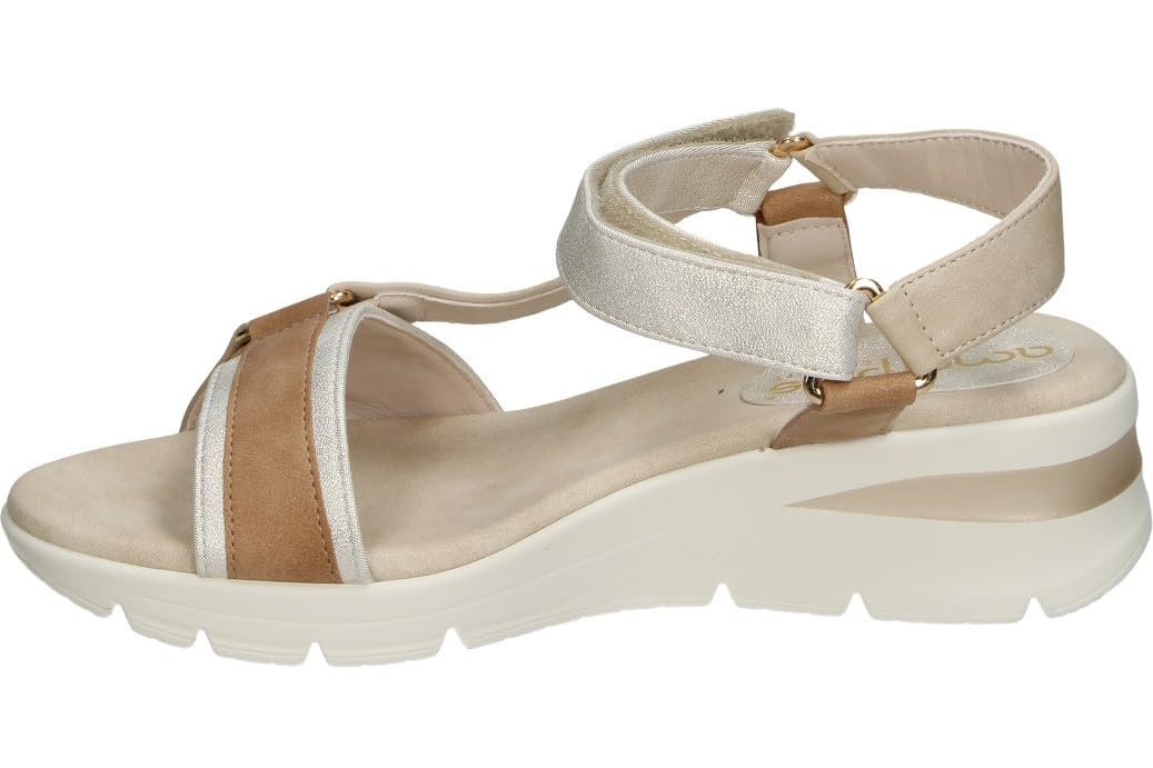 amarpies | Sandalias con Cuña Mujer – Sandalia Casual Cuña Media y Cómoda – Versátiles y Combinables – Modelo AMD30050
