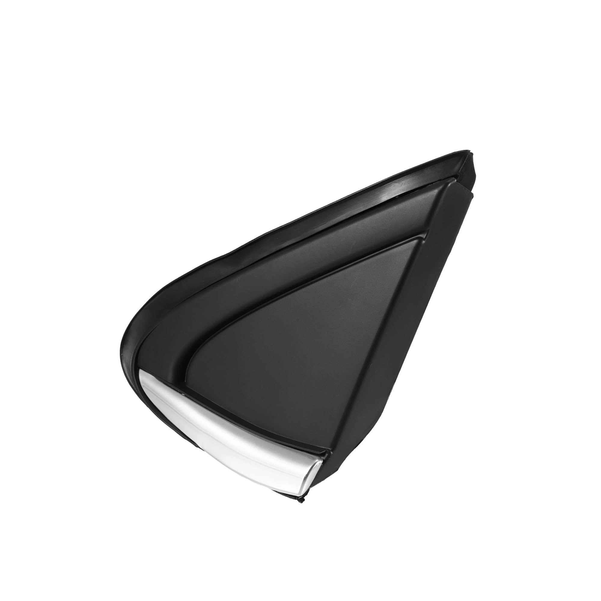 Motoforti Front Left Door Mirror Corner mudguard Triangle Cover No.84106815 for Chevrolet Cruze 2016-2019 Plastic Black Long-lasting