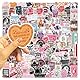 150 Stück Romantik-Buch-Aufkleber für Kindle, holografische Buchaufkleber, zum Lesen, Booktok, Glitzer, Vinyl-Aufkleber für Laptop, E-Book-Reader, Wasserflaschen, Tagebuch, Scrapbook, wasserdicht