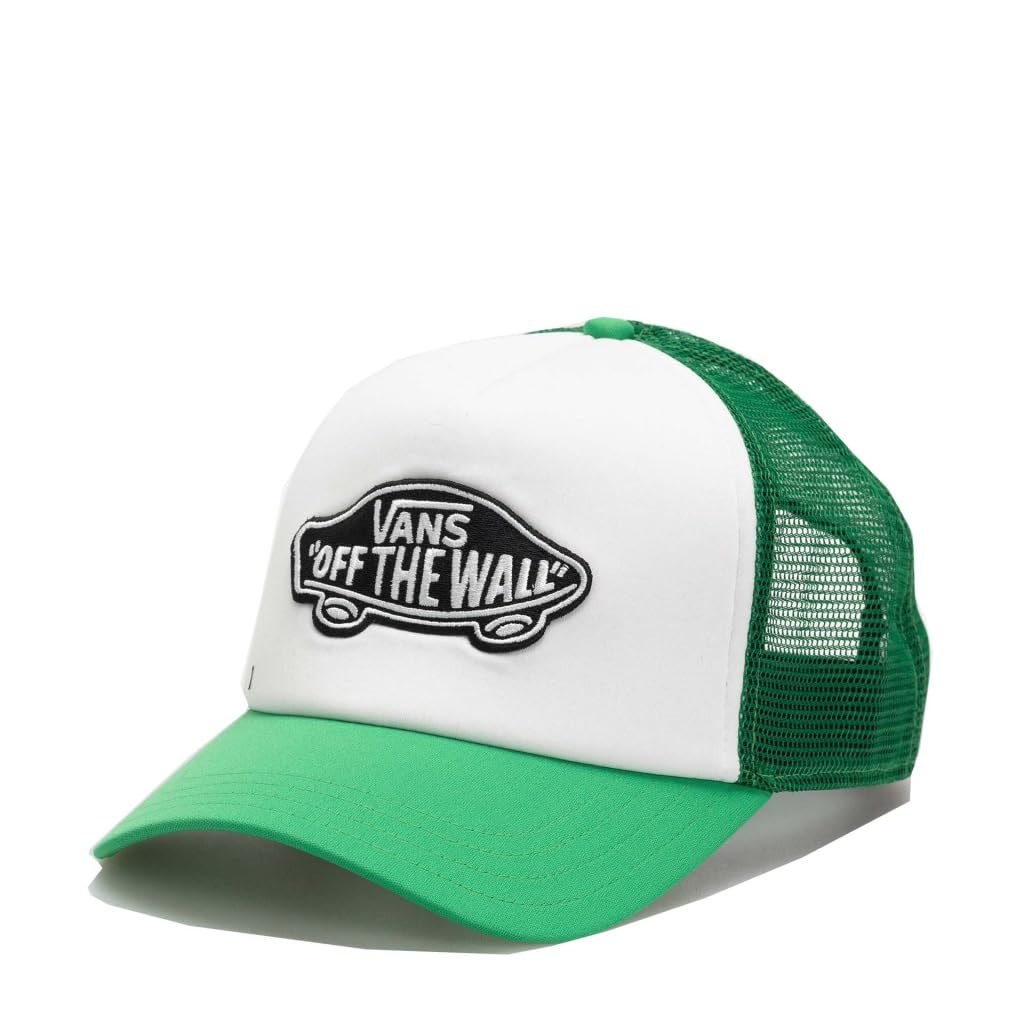 Vans Unisex Vivid Verdant Classic Patch Curved Bill Trucker Cap, Os