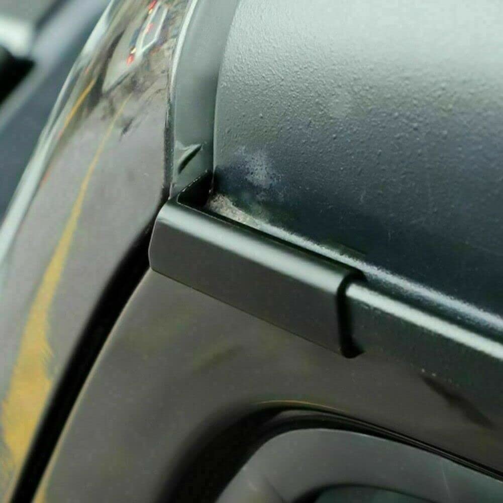 Rain Driverter Regenrinne Hardtop ABS Regenwasserabweiser für 2018-2021 Jeep Wrangler JL JLU & Gladiator JT, Außenzubehör