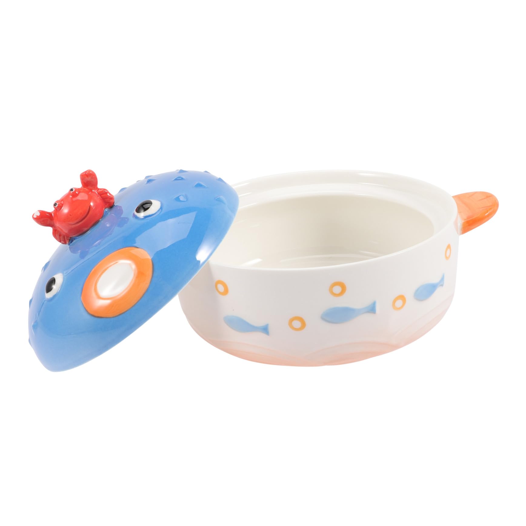 Tazón de Sopa Multifunción de Cerámica Tapa, Gran Capacidad, Resistente al Calor, Diseño Japonés Creativo, para Hogar y Restaurante, Adecuado para Fideos Instantáneos y Congee,
