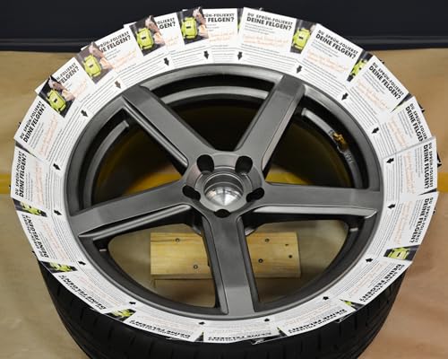 Foliatec Felgen 2K Lack Set Felgenlack Lackspray, schwarz glänzend, 3 x 400 ml