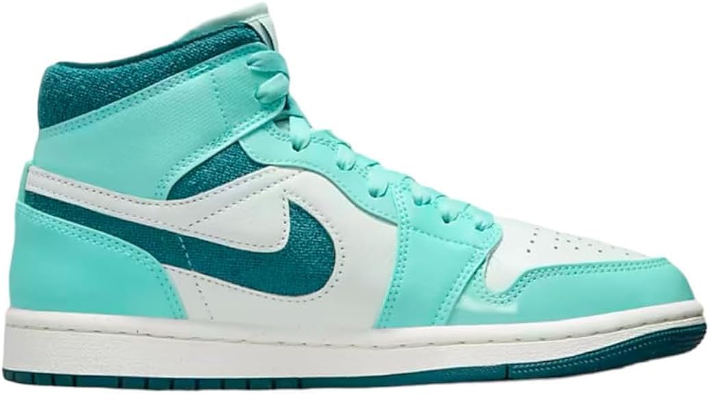 Nike Jordan 1 Mid Women Bleached Turq/Sky J Teal DZ3745-300 9.5