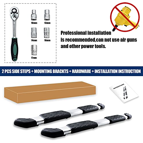 Estribos laterales para Toyota Tundra Double Cab 07-21 miniatura 5