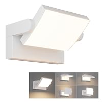 Klighten 24W Lampade da Parete LED Esterno Interno IP65, Lampade Esterno Orientabile