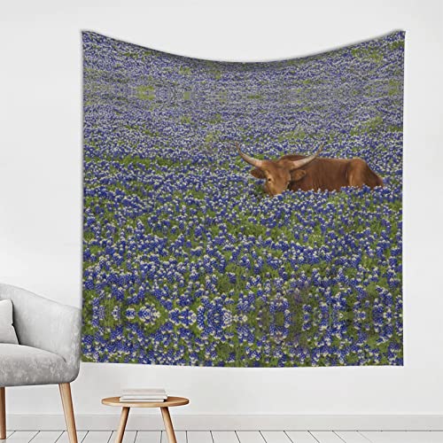 Tapisserie taureau imprimée Evealyn, tenture murale de qualité supérieure pour chambre