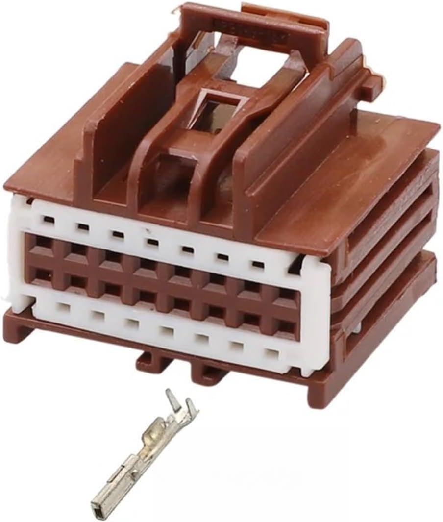 1-20 Sets 16pin Cable Wire Harness Connector Housing Plug Connector 7283-9078-80(Female set,10 sets)