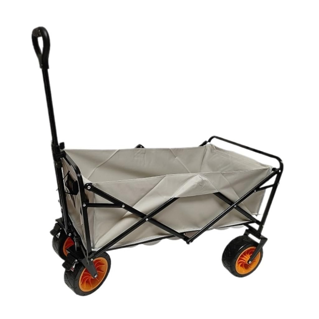 Fgjsfhrdtu G Off-Road Wheel Shoppin Cart, Outdoor Campin Trailer Trolley(G)