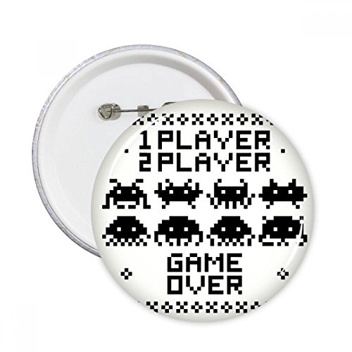 Round Pins Game Over pour personnaliser votre sac à dos de gamer au quotidien