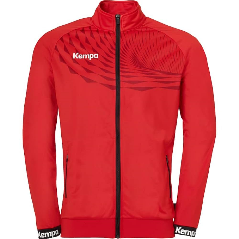 Kempa Boys' Wave 26 Poly Jacket Poly Jacket Men Boys Sport Football Training Jacket Sweatshirt Jacket Sweat Jacket