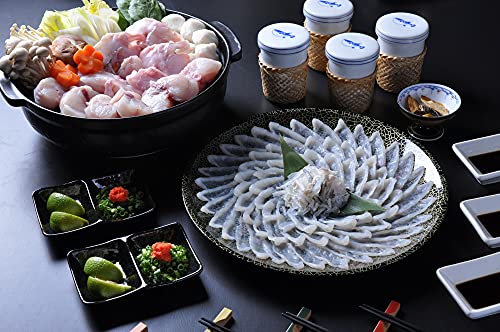 【山口直送】「特典付ふぐ刺身ふぐ鍋セット3-4人前／超冷」　特典：山口の地酒約300mlのサムネイル