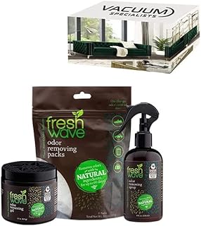 Fresh Wave Odor Eliminating & Deodorizing Combo Set (Original). INCLUDES 1 X Fresh Wave Odor Removing Gel, 15 oz, 1 X Fresh Wave Odor Removing Spray, 8 fl. Oz & 1 X Fresh Wave Odor Removing Packs, Bag of 6.