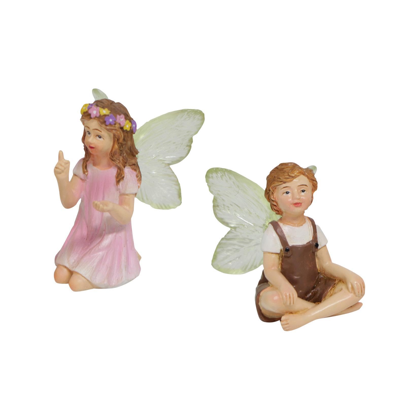 KTUXZCI Delightful Resin Ornament Home Decor Products Gifts Featuring Unique Fairy Sculptures Indoor And Outdoor Spaces Flower Fairy Statues Craft Collectible