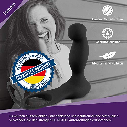 Analvibrator Lamoro Analplug Dildo mit Fernbedienung und 7 Vibrationsmodi
