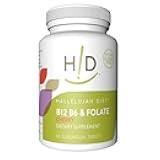 Hallelujah Diet B12, B6 & Folate Dietary Supplements � Cherry Flavored Sublingual Vitamins (60 Tablets)