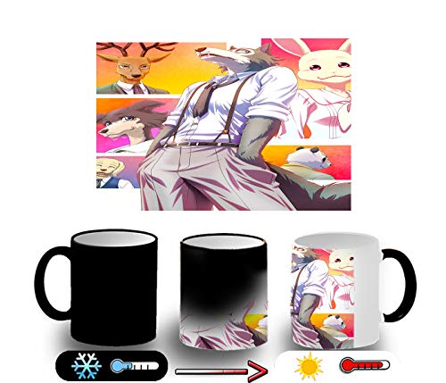 MERCHANDMANIA TAZA MÁGICA BEASTARS magic mug