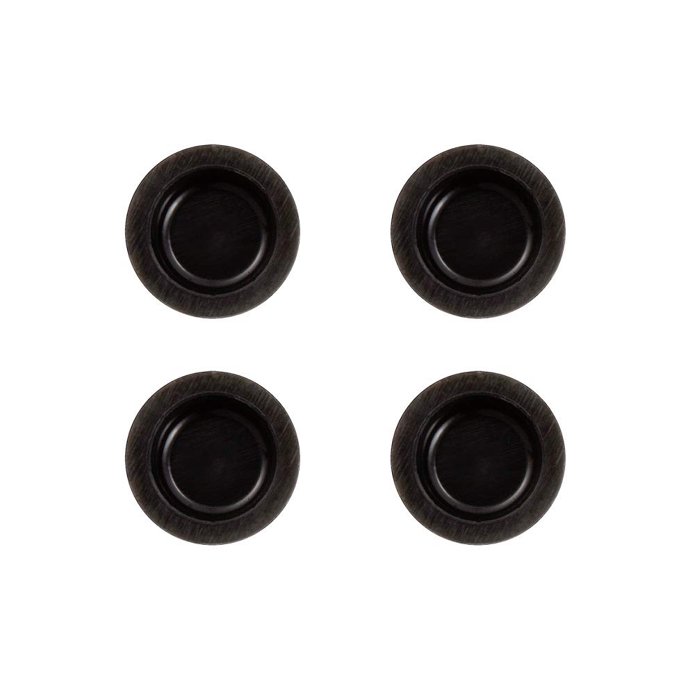 IQ IMPLANTS Zest Locator Genuine Original Lab Processing Male Caps, Black (4 Pack)