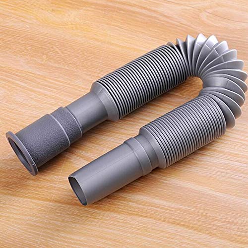 Conexiones flexibles para desagüe de cocina, tuberías y accesorios de plástico PP, longitud 28,5 cm, marca HUNGUN miniatura 1