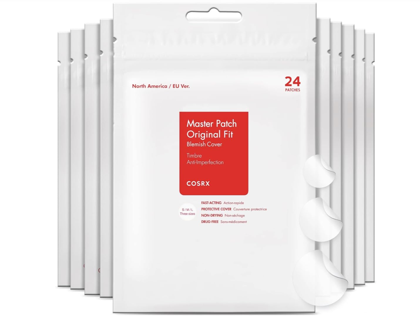 COSRX parche de tratamiento facial antiacné 240 Unidades