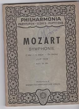 Paperback Mozart Symphonie #41 C Major Jupiter K.V. 551 Book