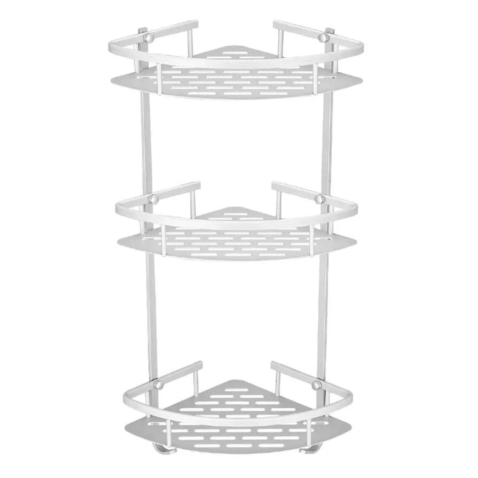 Eckregal Space Badezimmerregal aus Aluminium