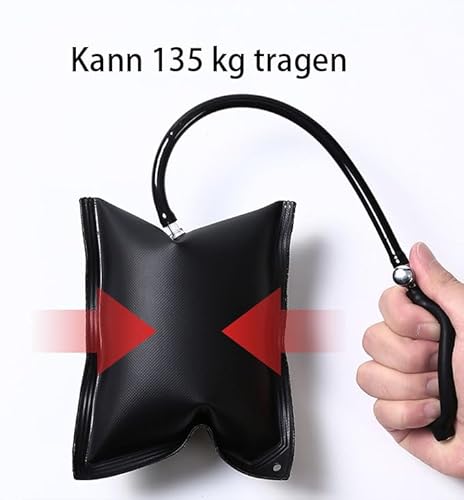 Montagekussen, hefkussen, luchtkussenlift, belasting tot 200 kg, 8 stuks, zwart - Afbeelding 6