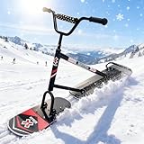 SAIYERUS Lenkbarer Schneescooter,Wendiger...