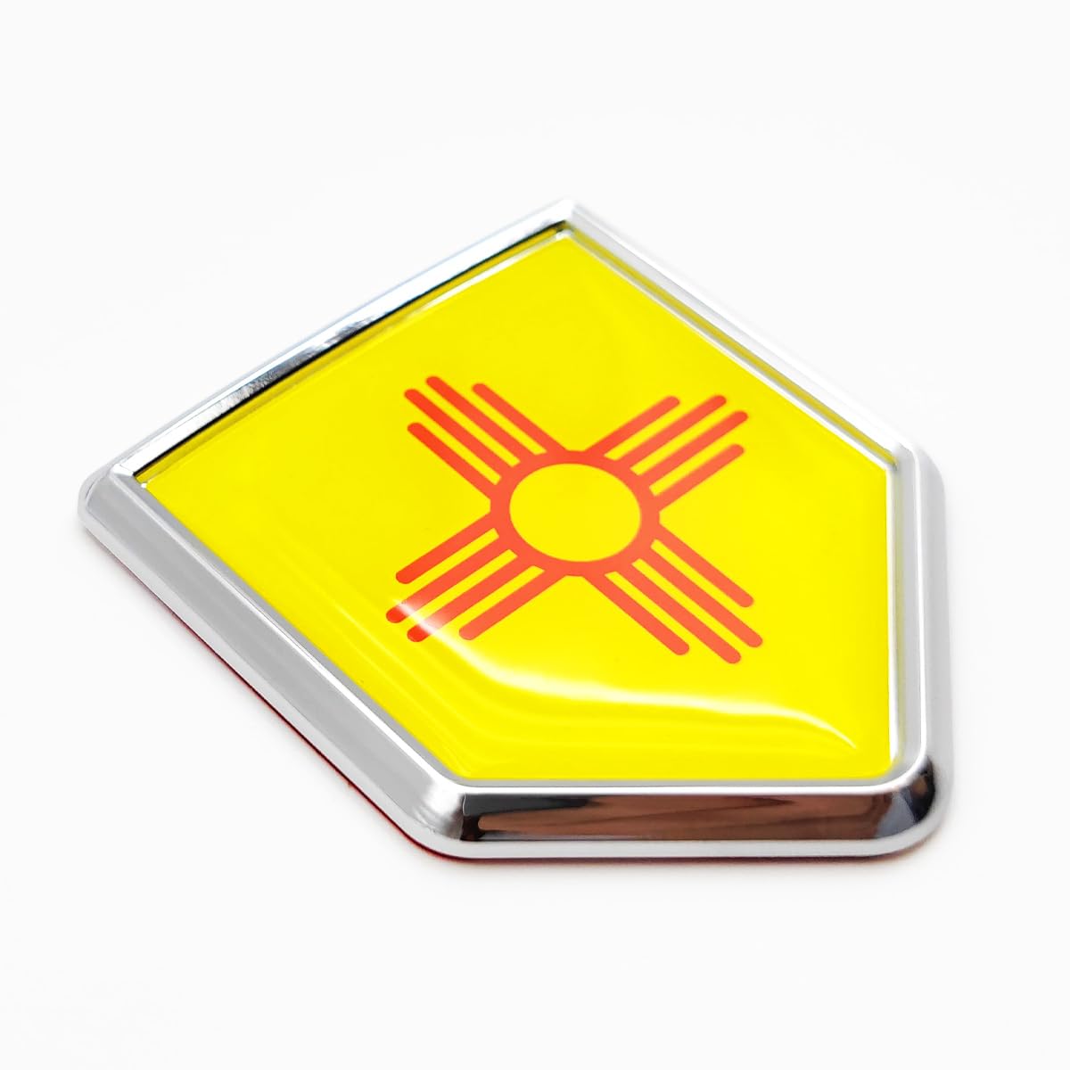 Emblema de Nuevo México calcomanía cromada Overdecor resistente para proteger y decorar el coche 6