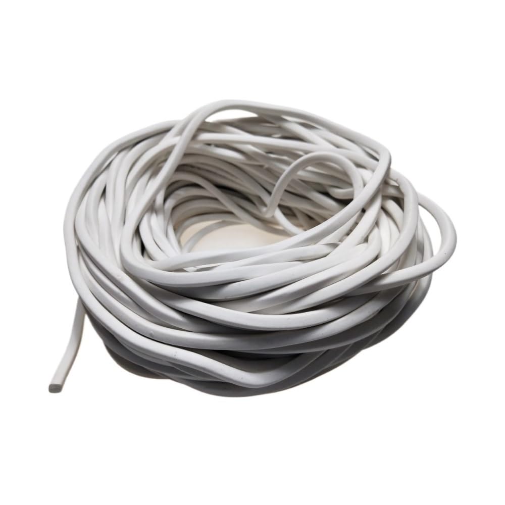 Taśma z pianki silikonowej, Uszczelniacz z pianki silikonowej, biały, długość 5 m, różne rozmiary, 1 szt.(3mmX20mm)