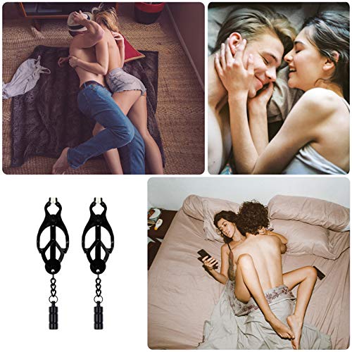 ARTIBETTER 1 par de Pinças de Mamilo de Mama Clipes de Mamilo Brinquedos Sexuais Equipamento de Suje