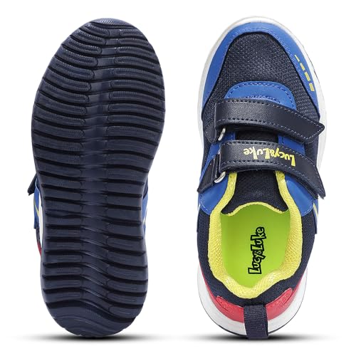 Image of Liberty Lucy & Luke JAMIE-K2E Casual Shoes for Kids - Black & Navy Blue Slip-On Sneakers for Boys & Girls | Memory Foam Insole, Lightweight Everyday Shoes for School, Play & Family Outings