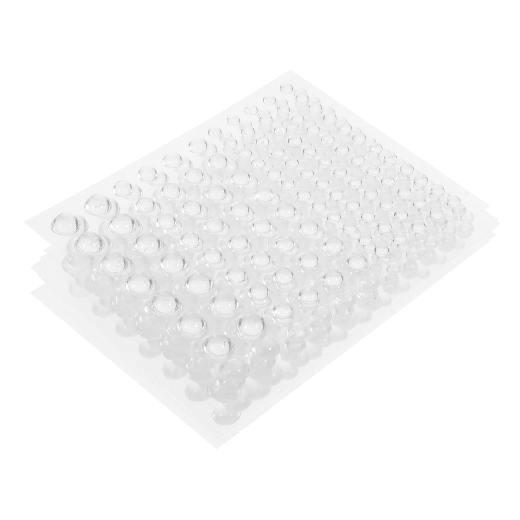SHINEOFI 32arkusze Transparentne Naklejki Kształcie Kropli Wody Arkuszy Do Dekoracji Kart Etui Telefony Nail Art i Roślinnych Akcentów Łatwe Aplikacji Samoprzylepne Akcesoria