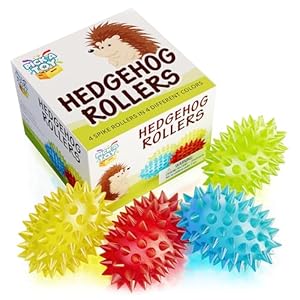 Spiky Balls Stim Toy 4 Pcs Set, Pic...