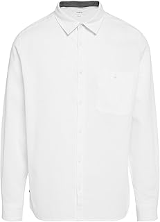 s.Oliver Regular fit: cotton shirt with structure and chest pocket