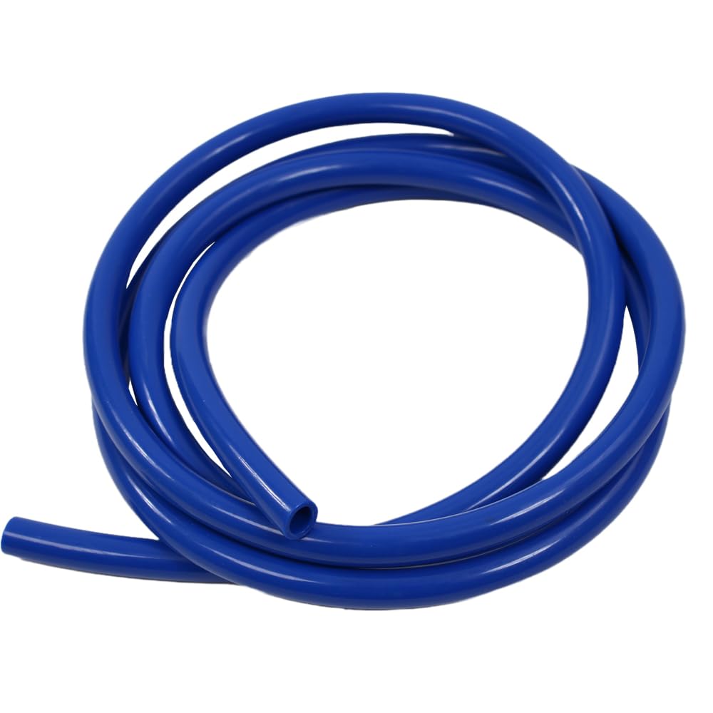 Lot de 2 tuyaux d'eau potable pour eau chaude et froide - 2,5 m - 10 x 2 mm - Pour camping-car, caravane, camping - Rouge et bleu