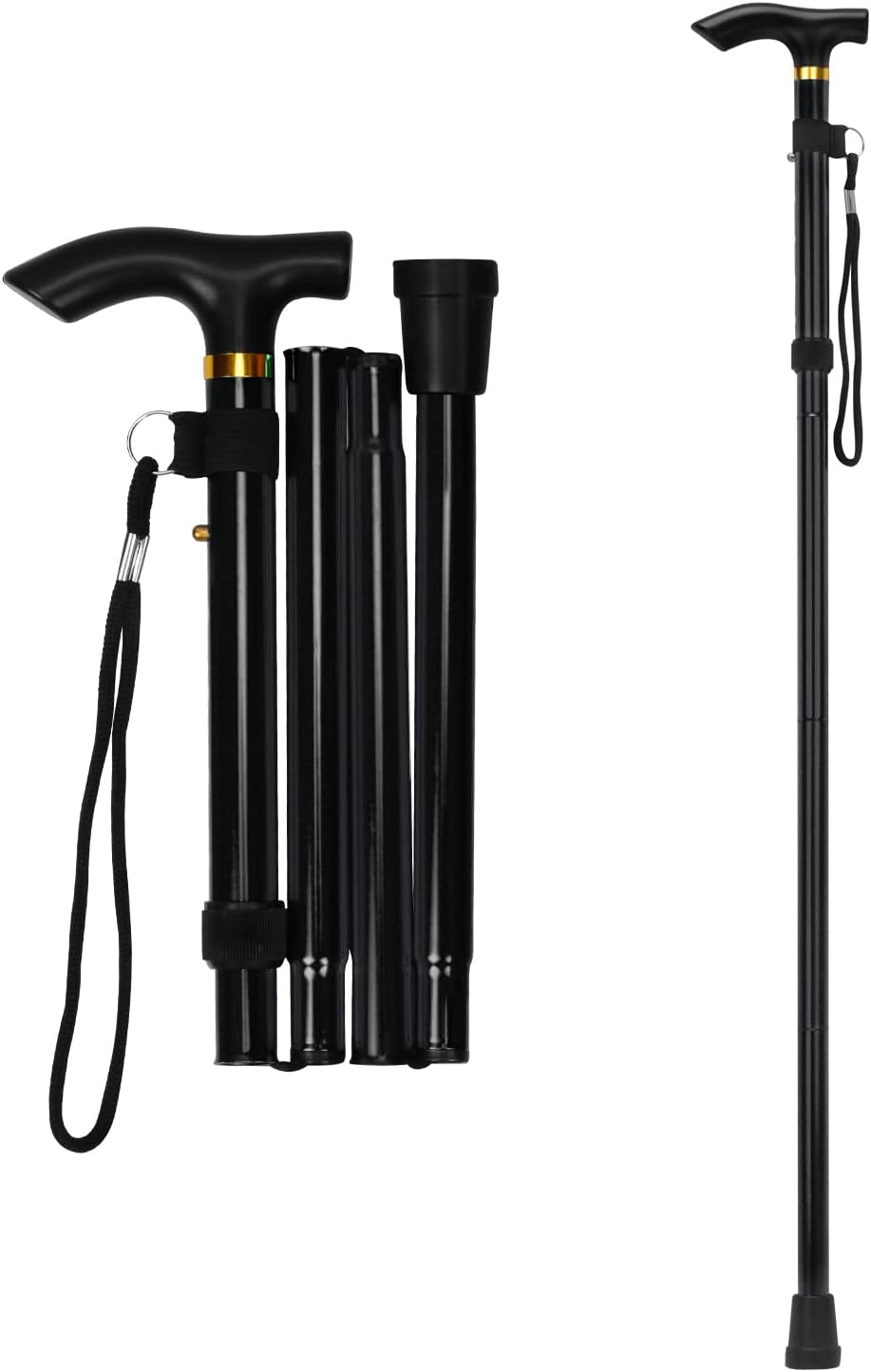 DMI Designer Folding Cane, Walking Cane, Foldable Cane for